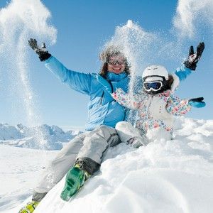 Snow, ski, sun and fun